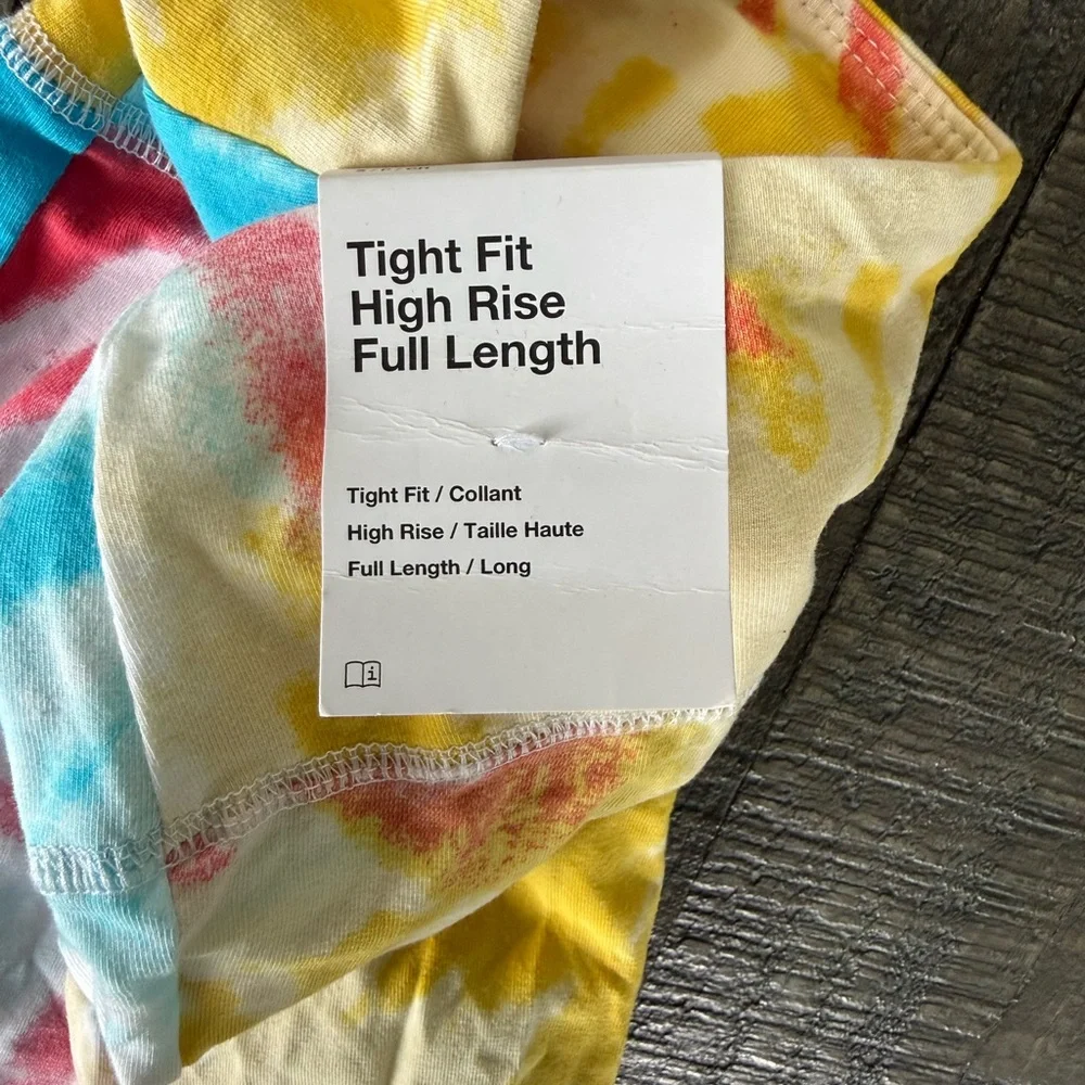 Nike Tie-Dye High Waist Leggings - Blue, Pink, Yellow
